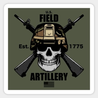 US Field Artillery Sticker